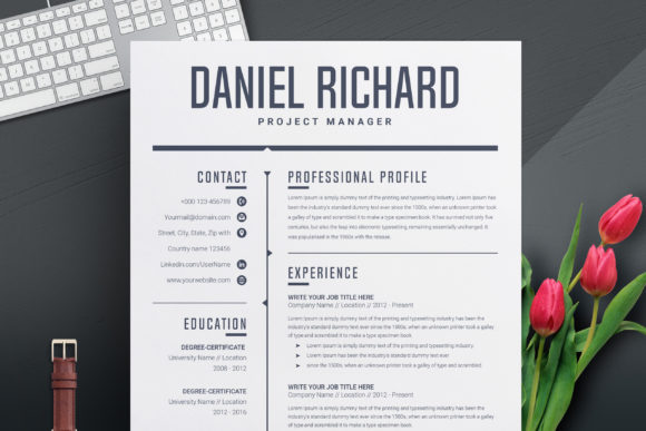 Download Modern Resume Template / CV Template - Cv template Collection
